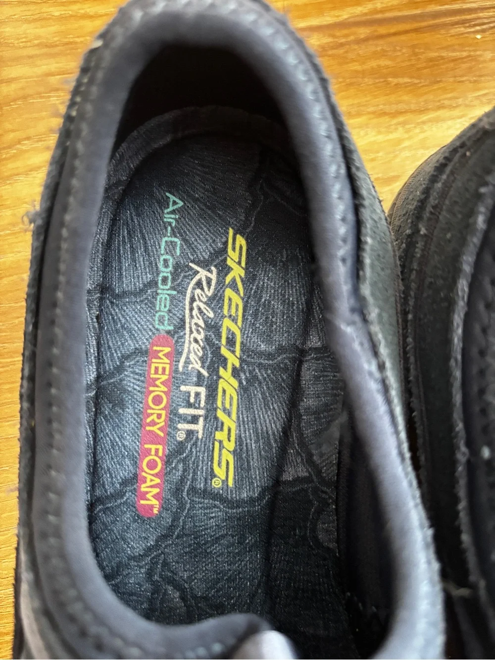 Skechers Men's Black Low-Profile Slip-On Sneakers